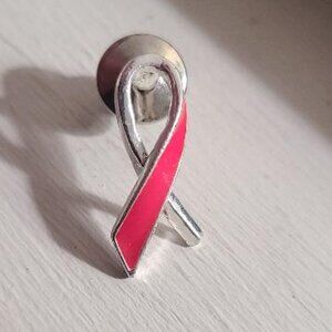 Red Cause Ribbon HIV AIDS Awareness Vintage Lapel Pin Tie Tack